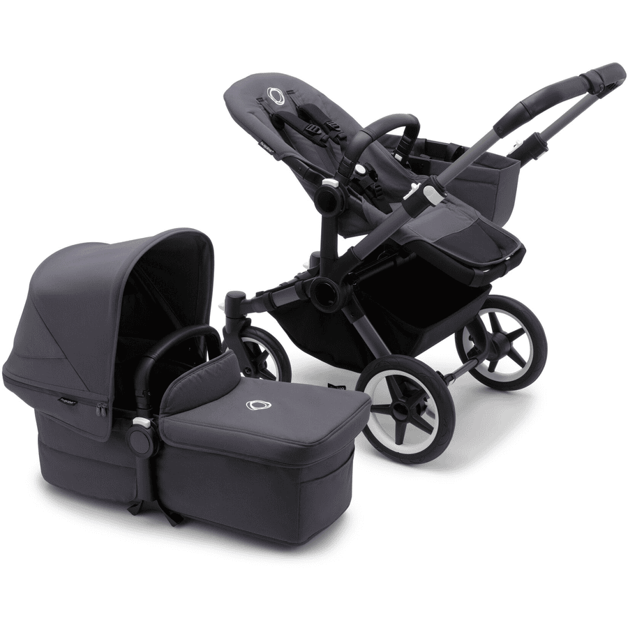 bugaboo Carro de bebé Combi Donkey 5 Mono Complete Graphite/Stormy Blue