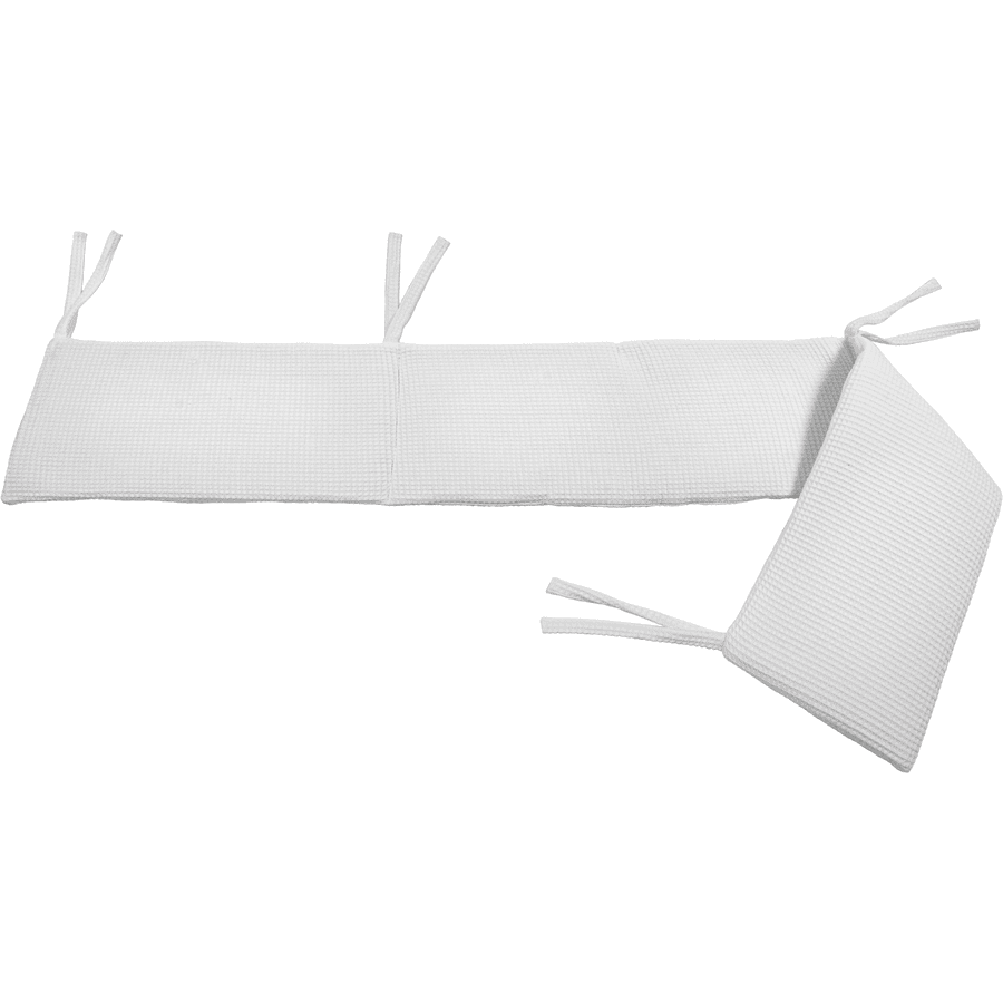 Dr. Sonne Nest wafelpiquet effen wit 30 x 210 cm