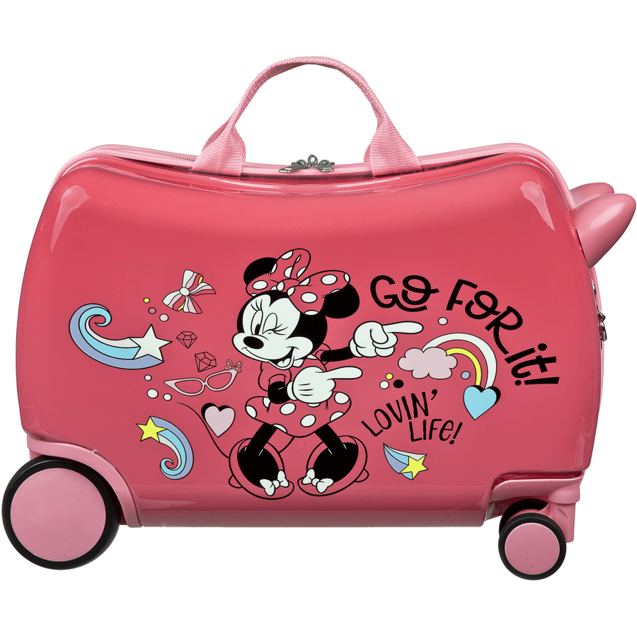 Undercover Valise à roulettes trolley enfant Minnie Mouse