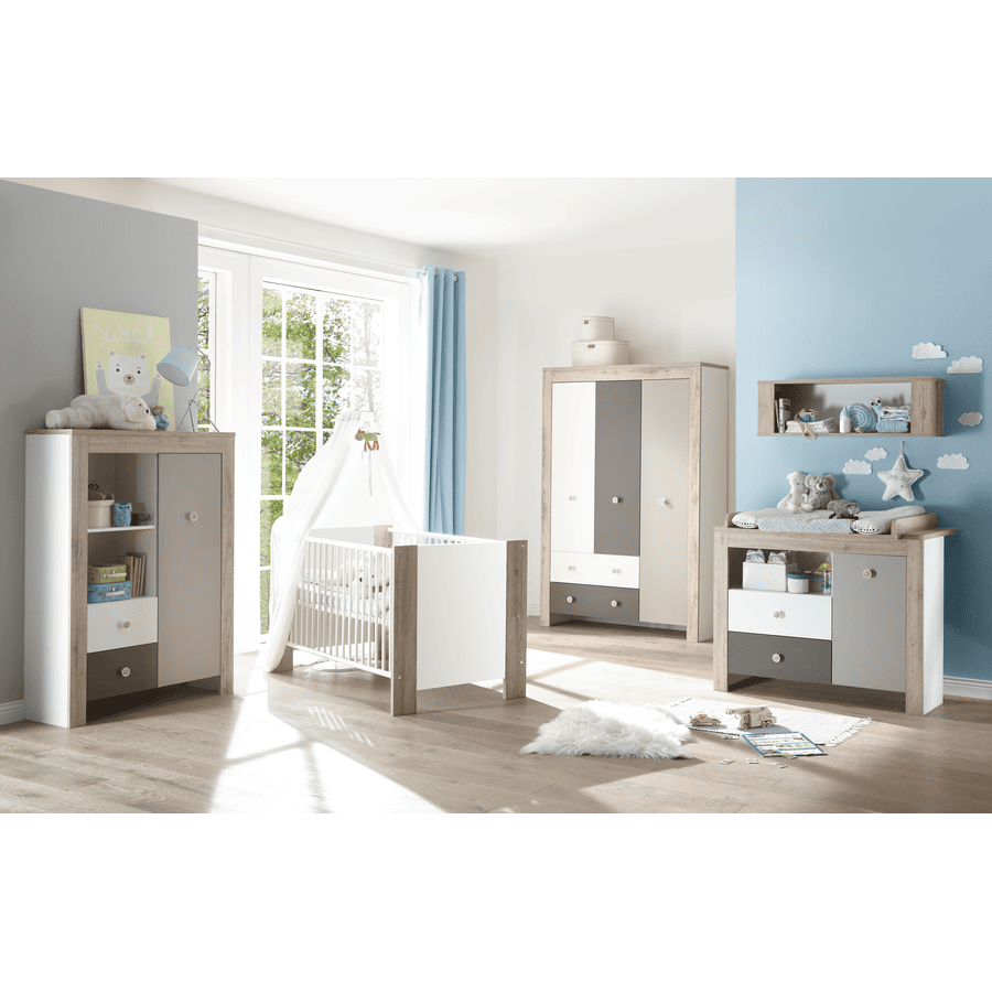 Mäusbacher Kinderzimmer Bea Inkl. Standregal, Hängeregal und Umbauseiten