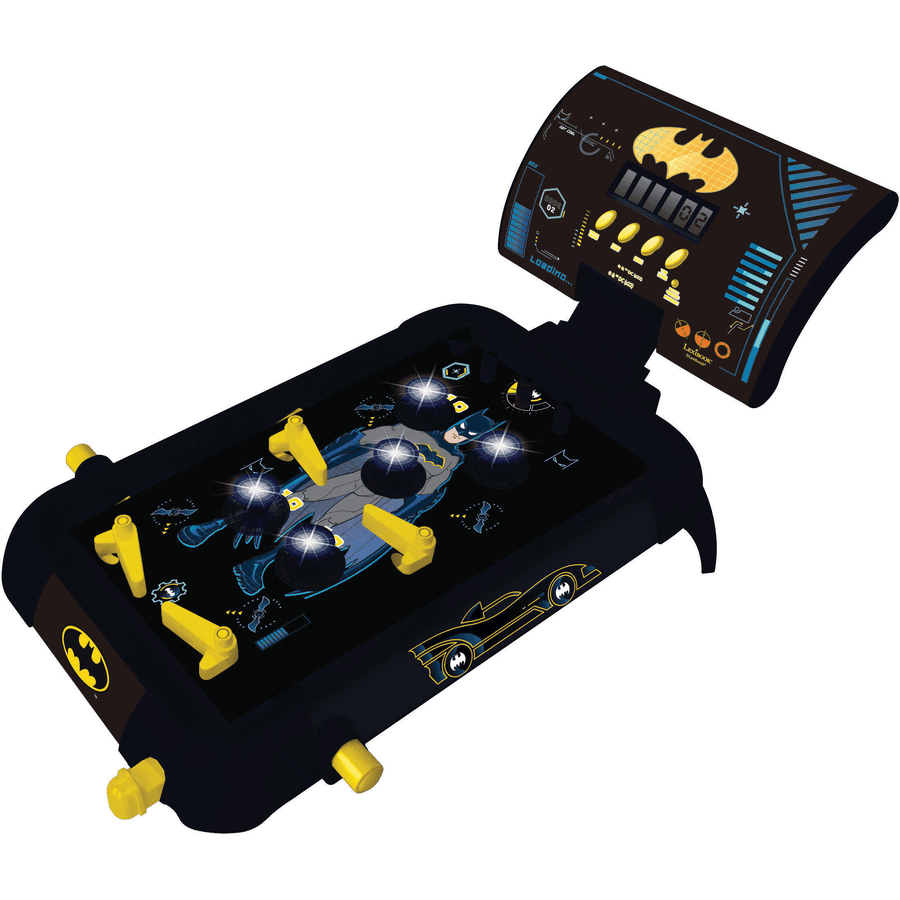 LEXIBOOK Flipper elettronico Batman con luci ed effetti sonori