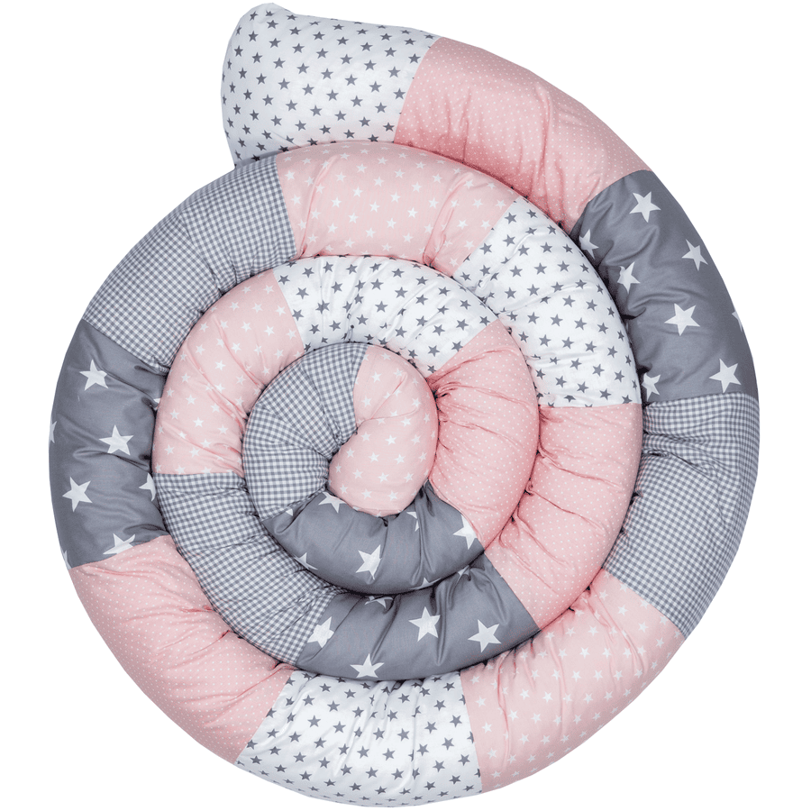 Ullenboom Dětská postel Snake Pink Grey 400 cm 
