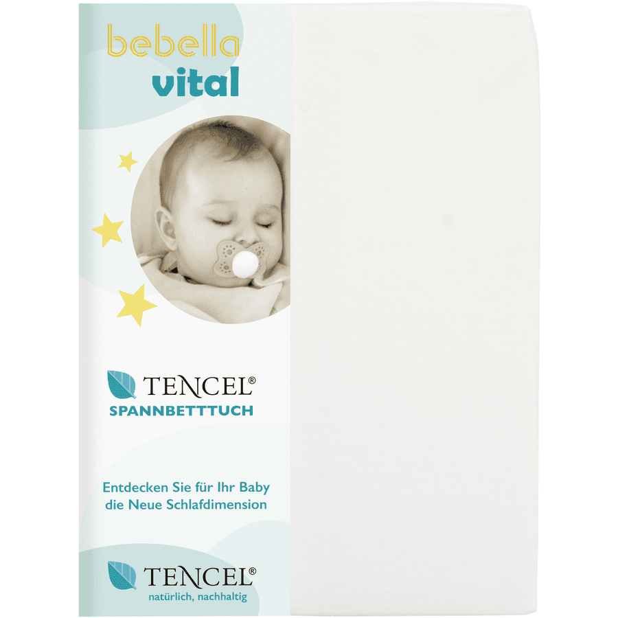 be bella vital Spännlakan 40 x 90 cm vitt