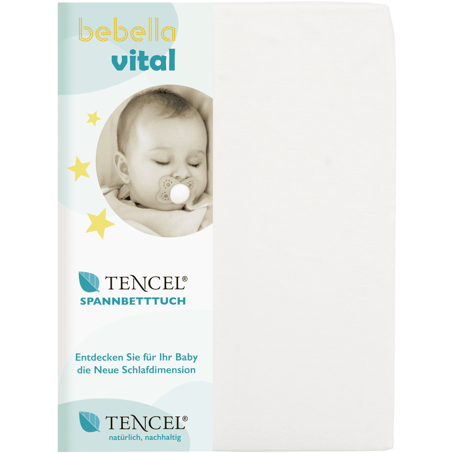 bebella vital Lenzuolo ad angoli 40 x 90cm bianco