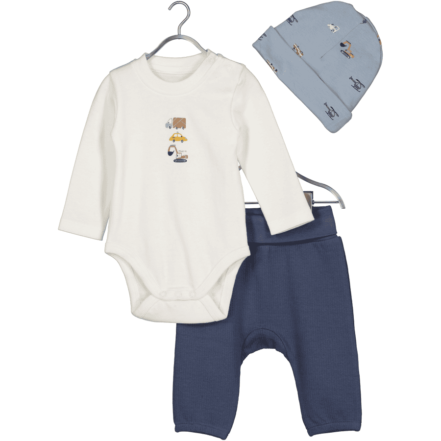 BLUE SEVEN Baby Set 3-tlg. Offwhite