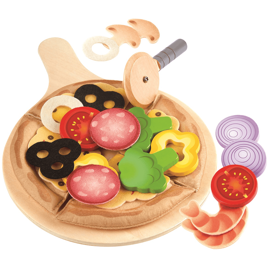 Hape  Accessoires de cuisine enfant pizza E3173