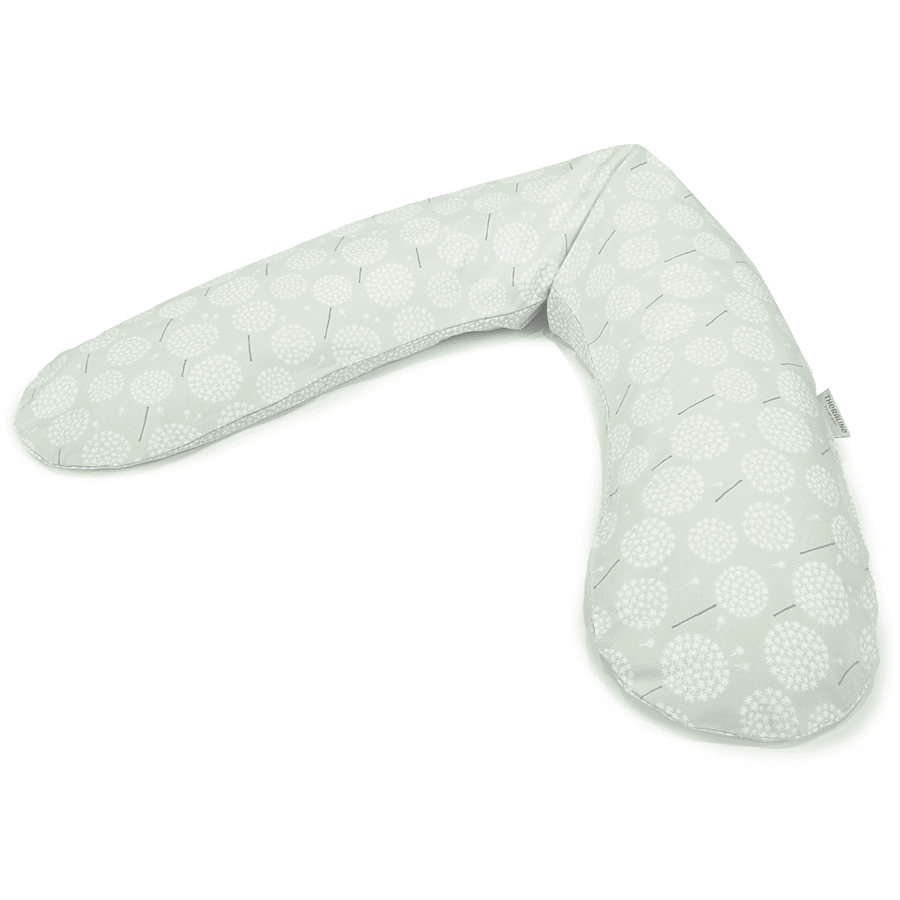 THERALINE Housse pour coussin d'allaitement Original pissenlit vert doux