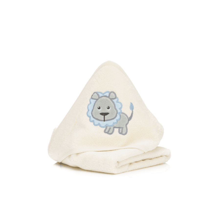 fillikid Kapuzenbadetuch creme 75 x 75 cm
