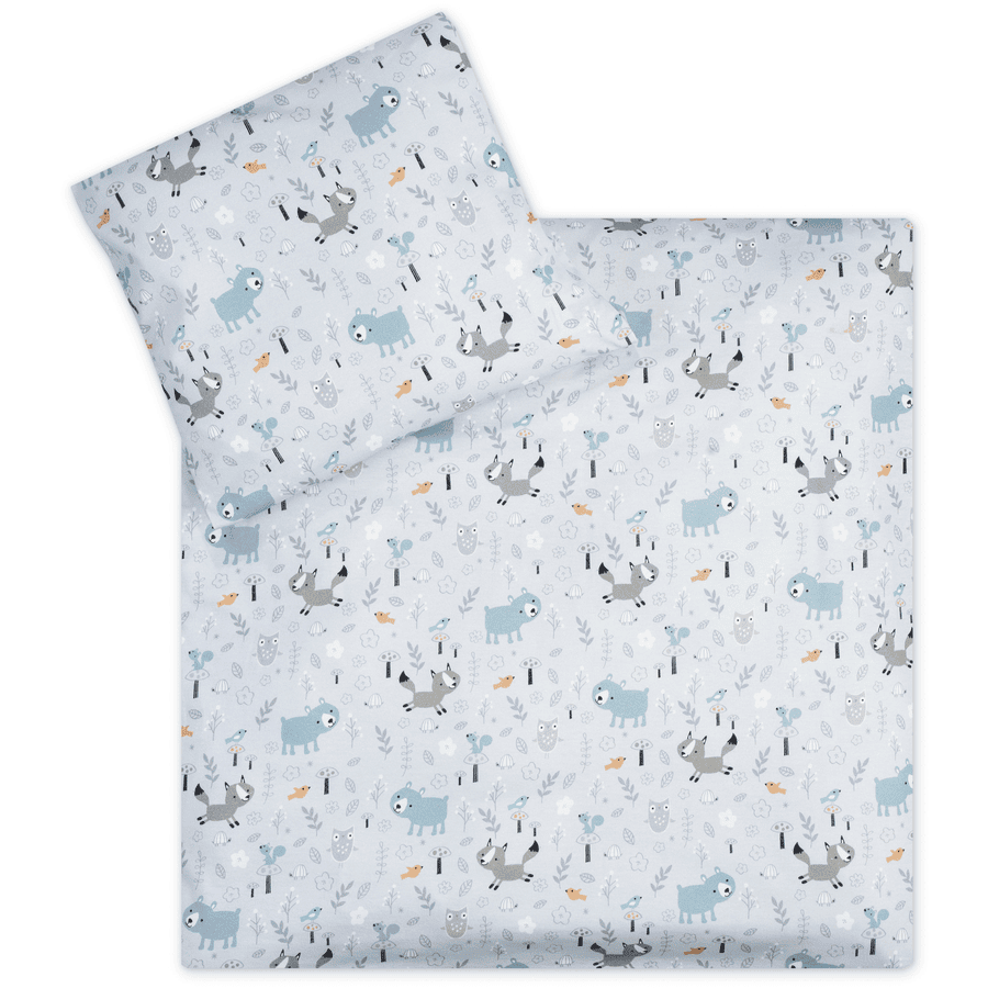JULIUS ZÖLLNER Jersey Pościel dziecięca Smart Friends 80 x 80 cm