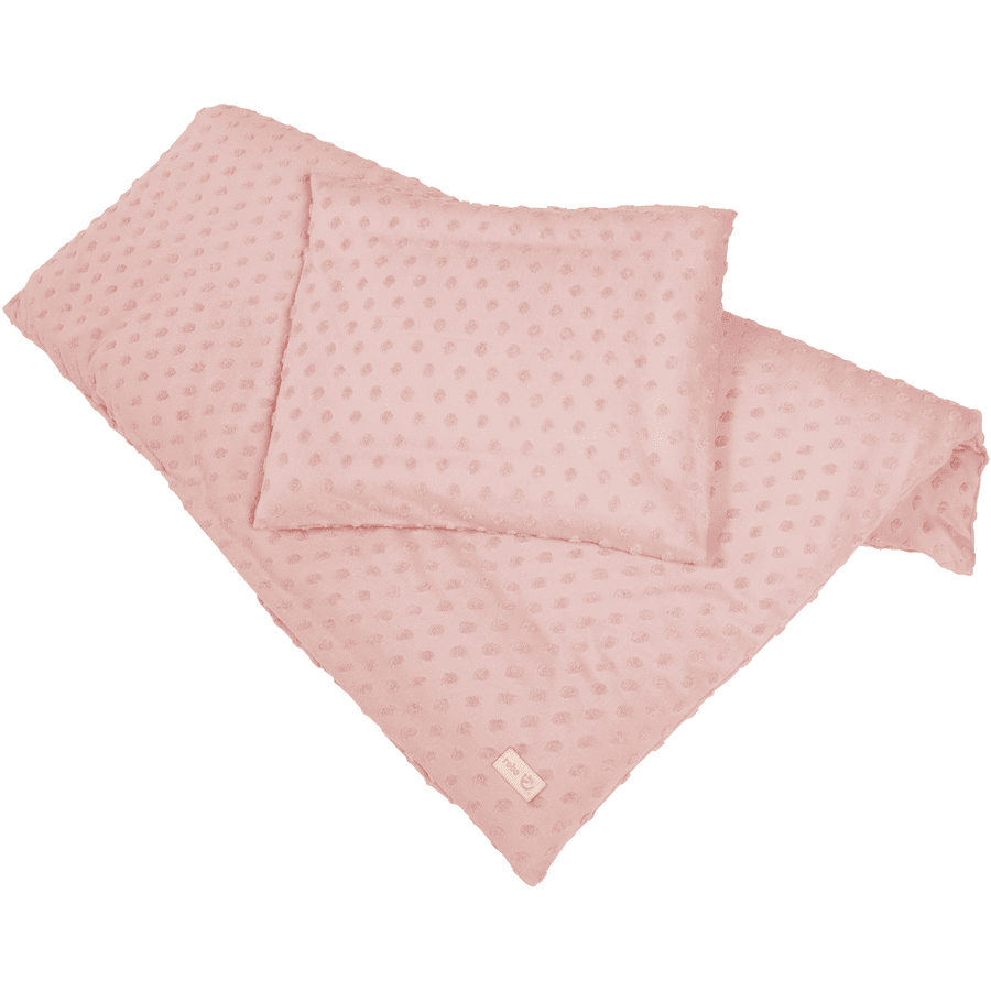 roba Cradle sengetøy 2-delt 80 x 80 cm Lil Planet rosa
