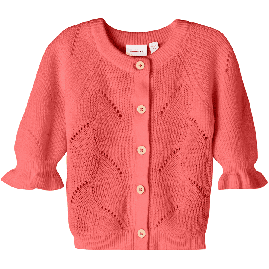 name it Strickjacke Nbfhesol Georgia Peach