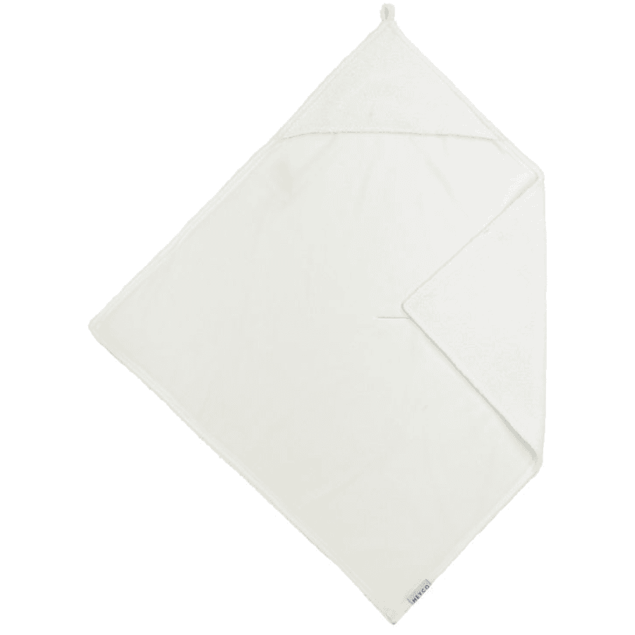 MEYCO Handduk med huva av bouclé Off white 80 x 80 cm