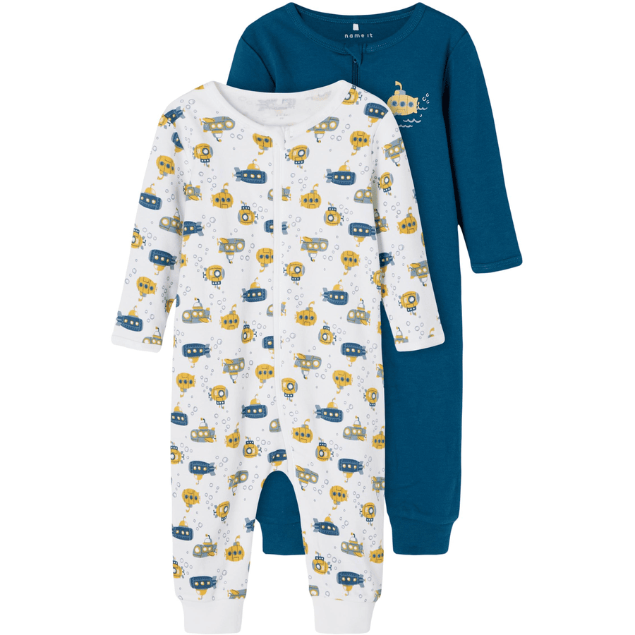 name it Combinaison pyjama enfant Legion Blue lot de 2