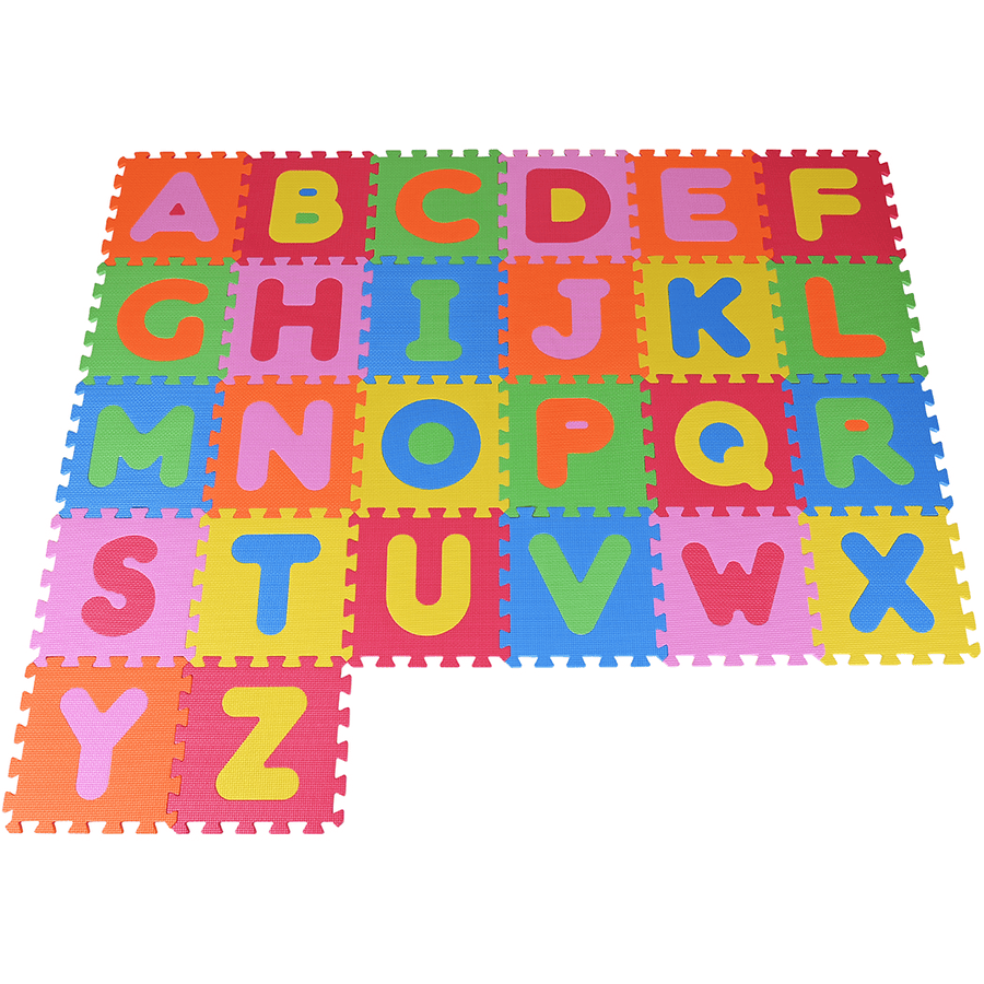 knorr® toys Tappetino puzzle Alfabeto, 26 pezzi