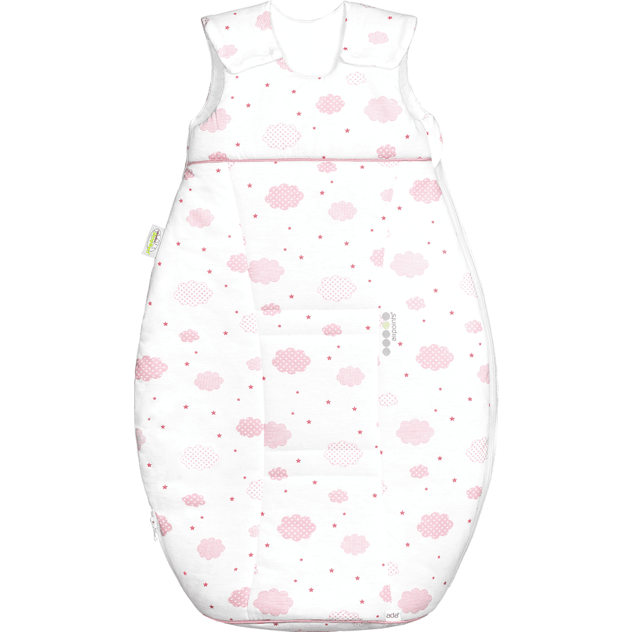 odenwälder Jerseyschlafsack airpoints cloudy candy pink  60cm - 110cm