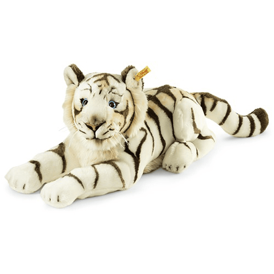 Steiff Bharat, den hvide tiger 43 cm, liggende