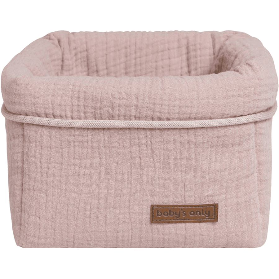 Baby's only opbevaringskurv Brise gammelrosa 