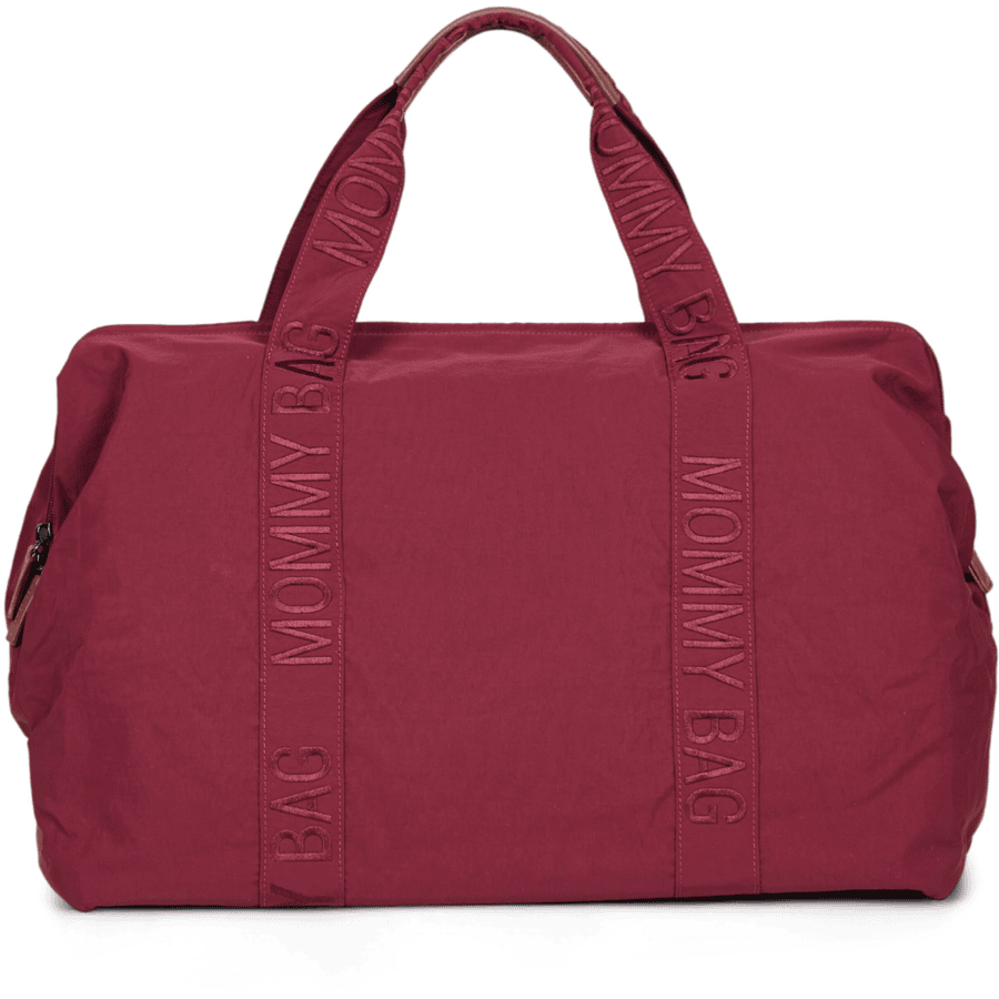 CHILDHOME Mommy urban Borsa fasciatoio Signature bordeaux