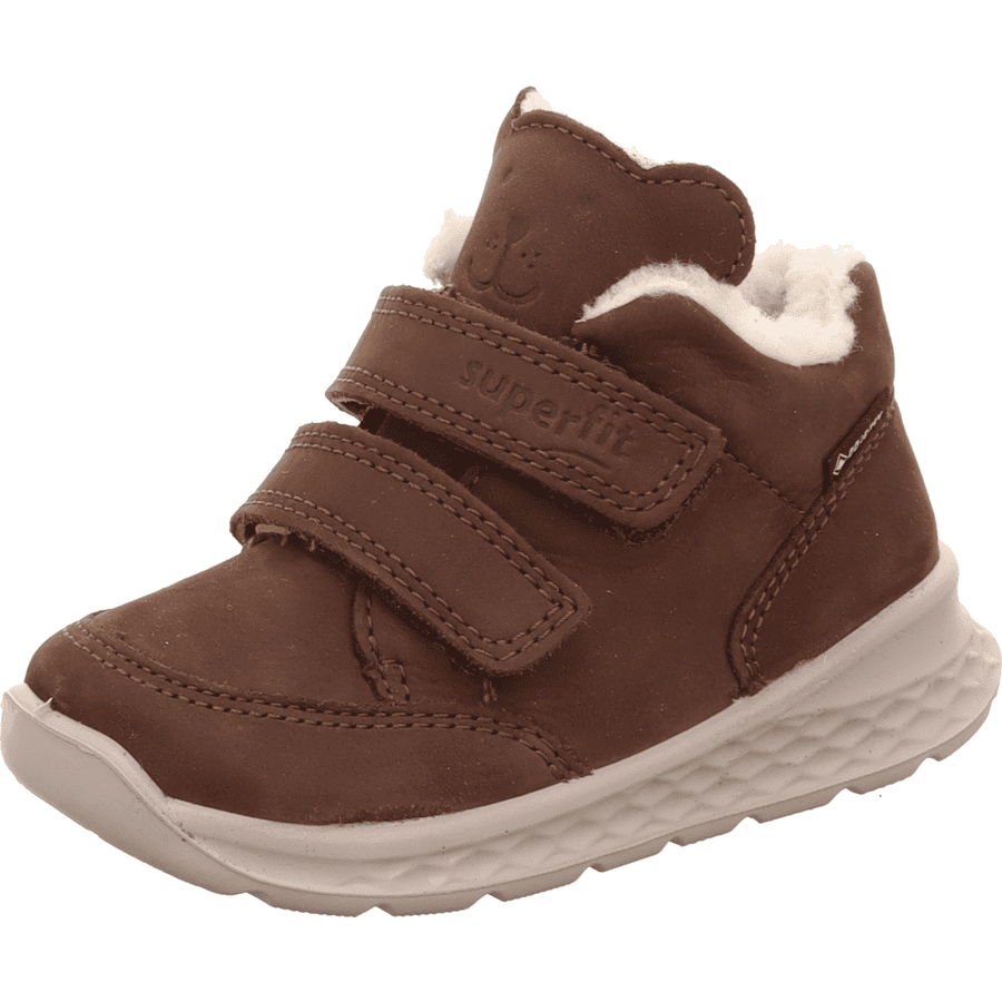 superfit Chaussures basses enfant scratch Breeze brun largeur moyenne