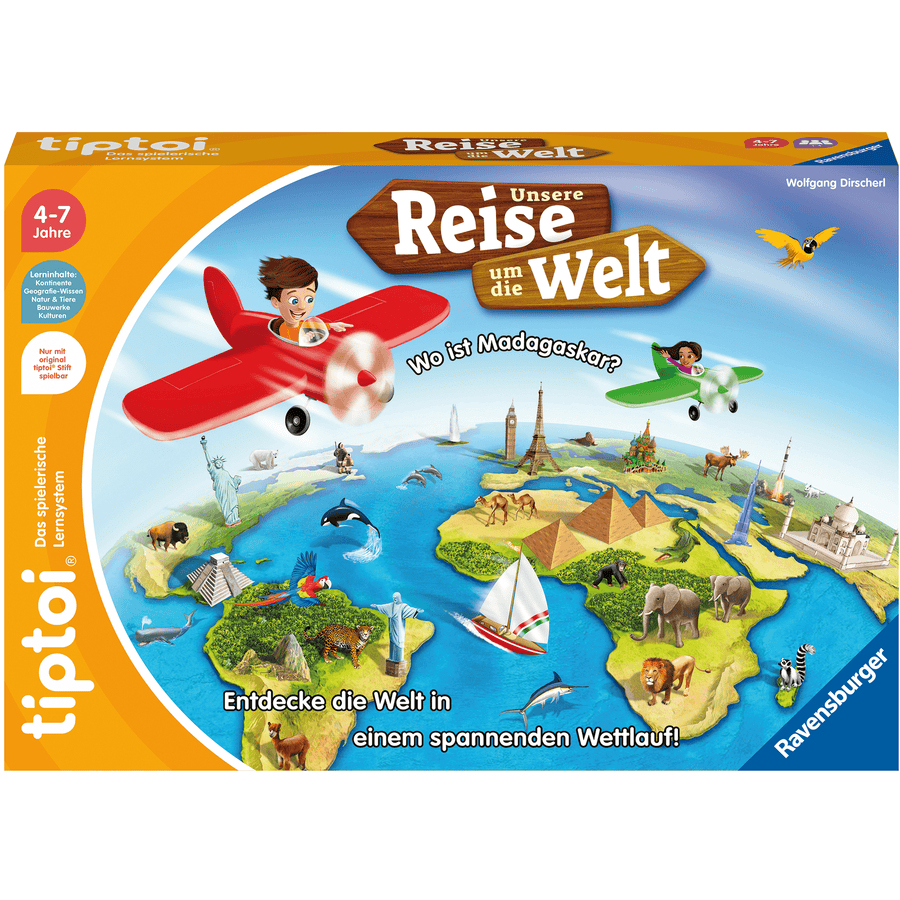Ravensburger tiptoi® Unsere Reise um die Welt
