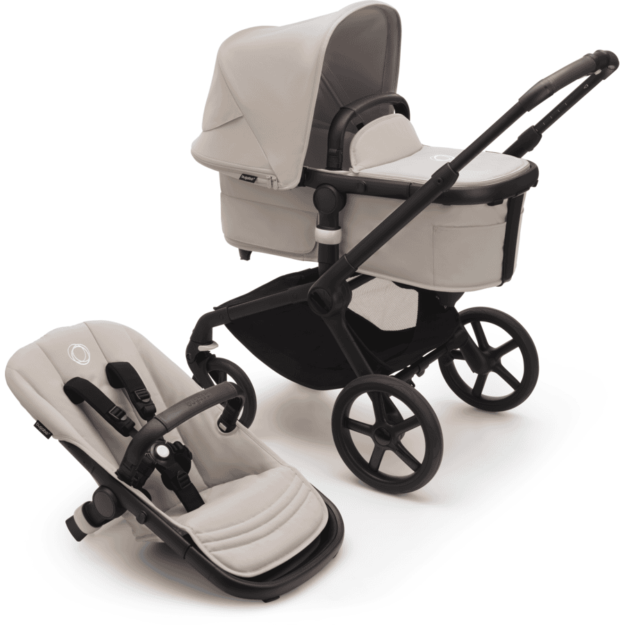 bugaboo Lastenvaunut Fox 5 kantokopalla ja istuimella Black/Desert Taupe