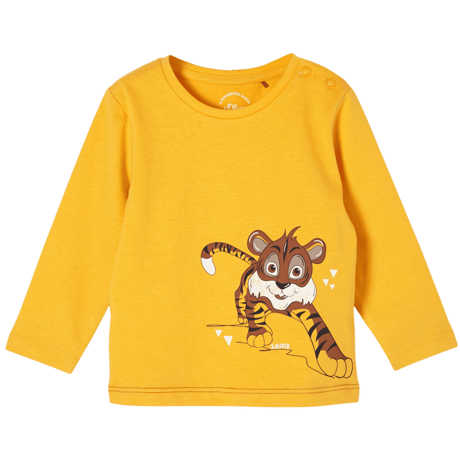 s. Olive r Camiseta de manga larga yellow 