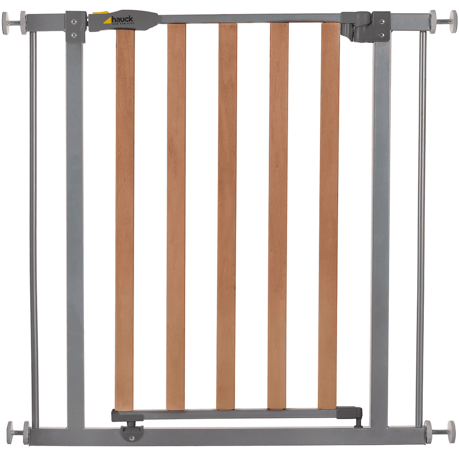 hauck Türschutzgitter Wood Lock Safety Gate silver