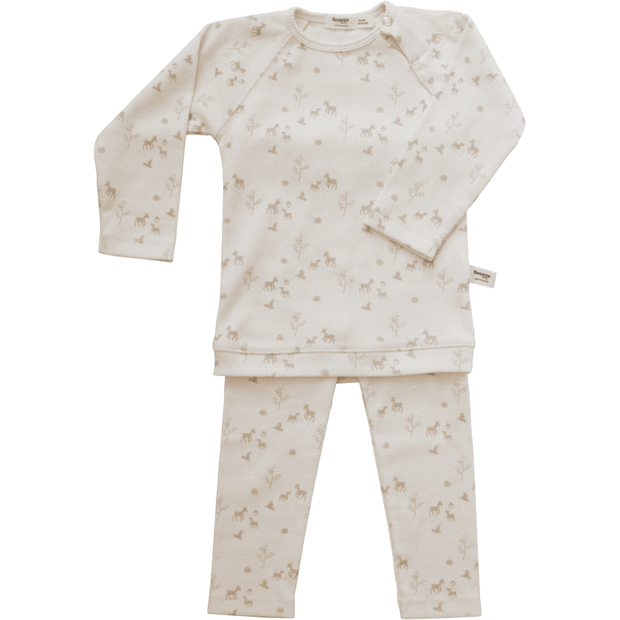 Snoozebaby Pyjamasetti Peach Blush 