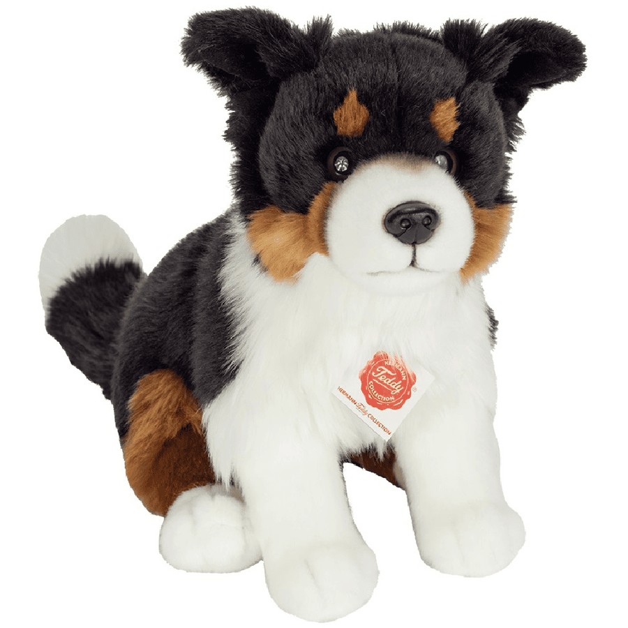 Teddy HERMANN ® kolmivärinen bordercollie istuu 30 cm