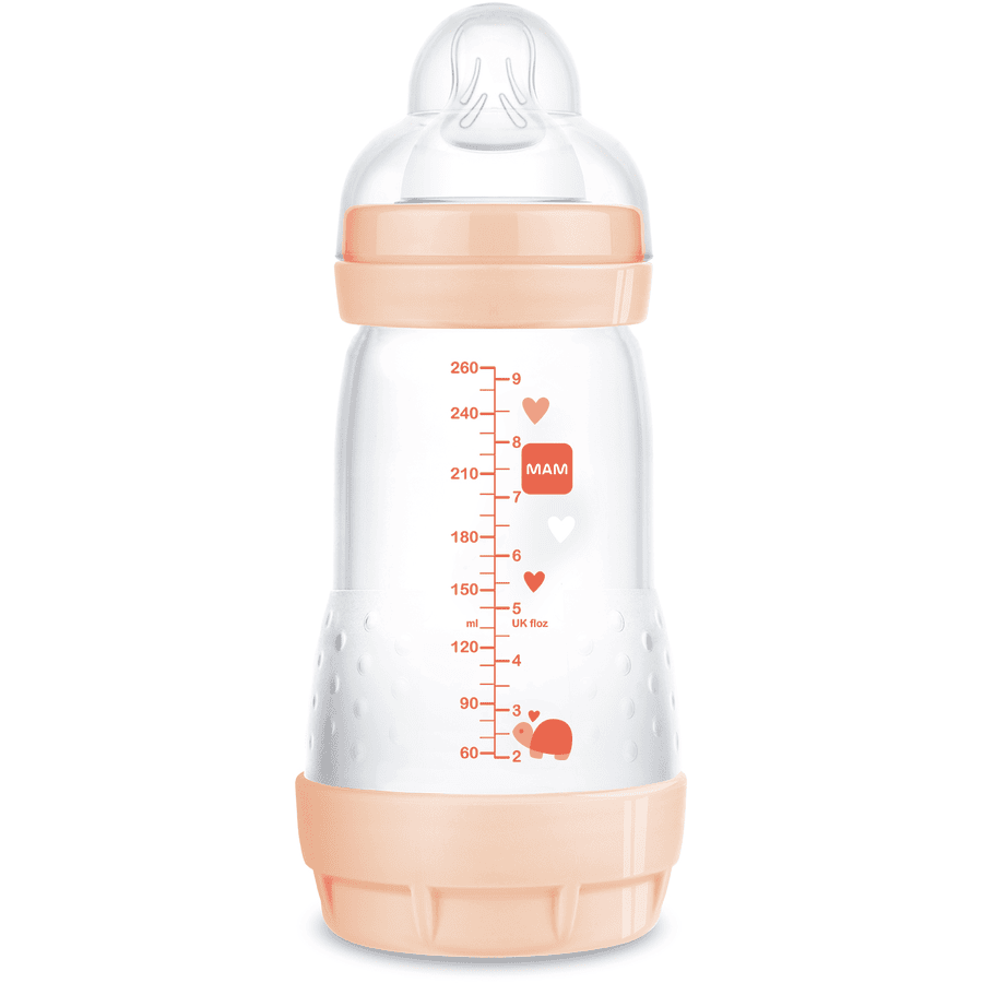 MAM Dětská láhev Easy Start Anti-Colic 260 ml, 0+ měsíců, S child toad