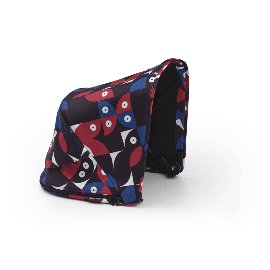 bugaboo Daszek przeciwsłoneczny Fox 3 Red/Blue Special Edition