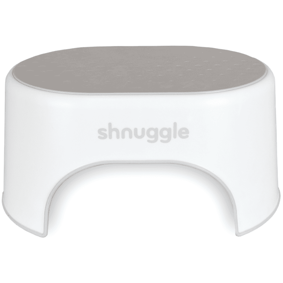 shnuggle ® Sgabello Step bianco / grigio chiaro