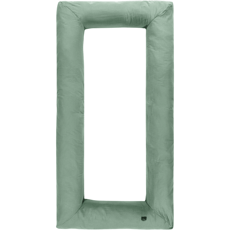 Alvi ® Nido de bebé  Mull Granito verde 70 x 140 cm