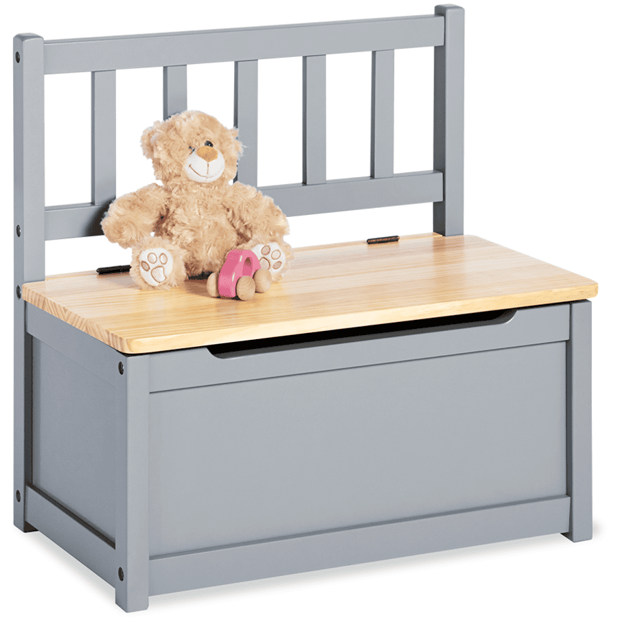 Pinolino Kindertruhenbank Fenna grau/natur