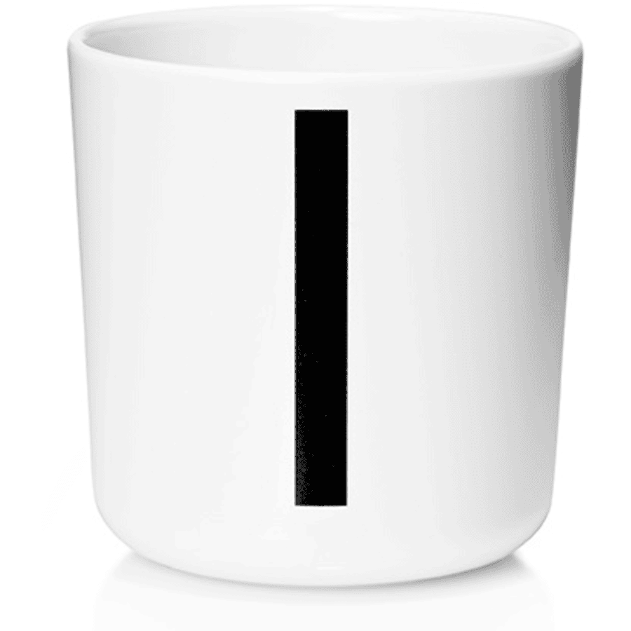 Design letters Gobelet enfant Eco personnalisé lettre I, 175 ml