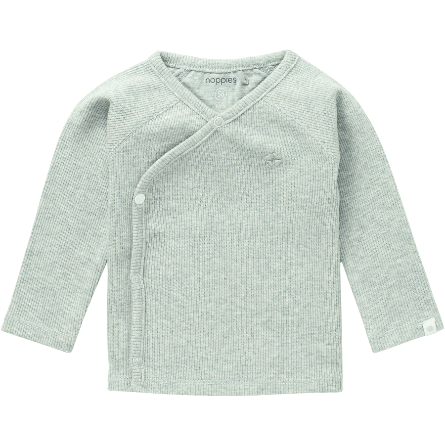 Noppies Langarmshirt Nanyuki Grey Mint Melange