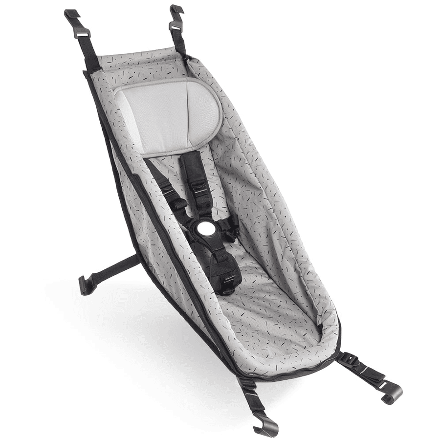 CROOZER Fotelik do przyczepki rowerowej Stone grey