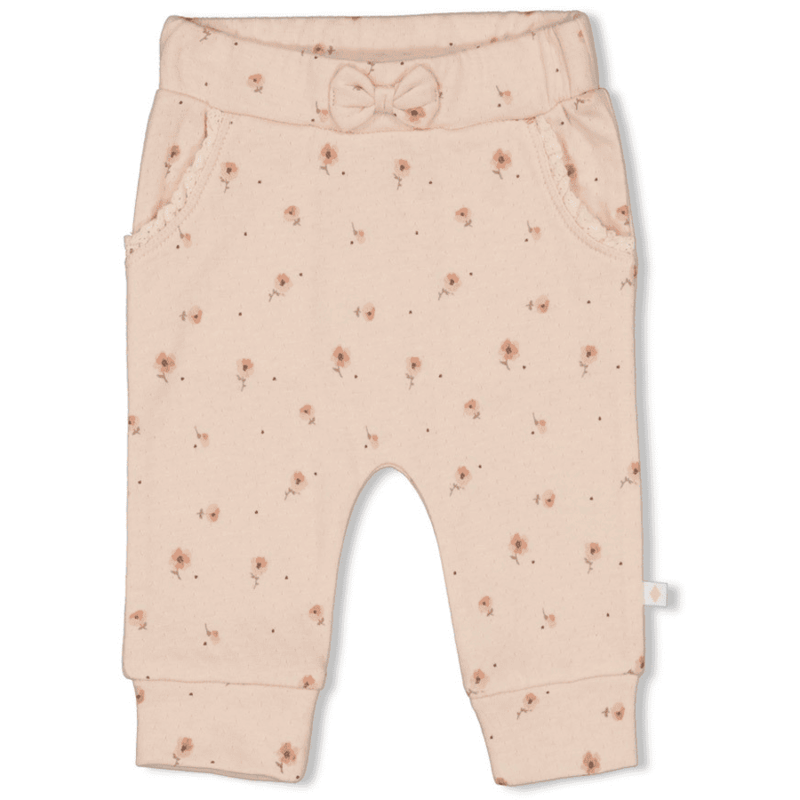 Feetje Broek AOP Sweet Poppy lichtroze