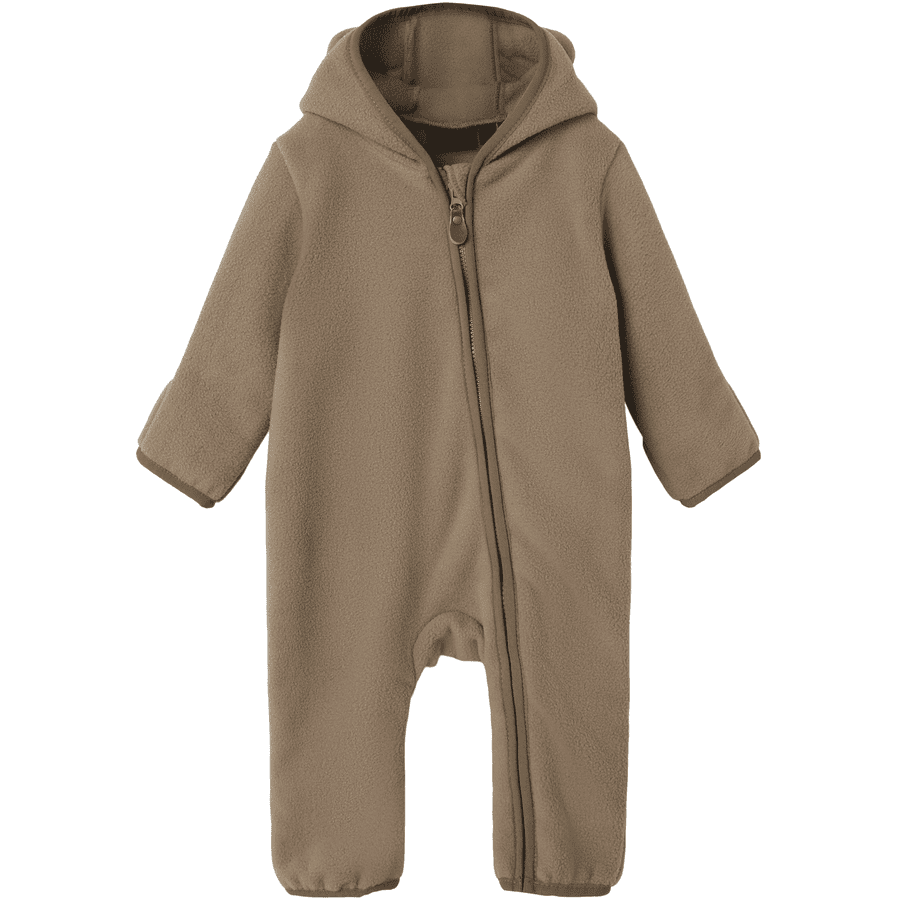 name it Fleece kjeledress Nbnmeeko Desert Taupe