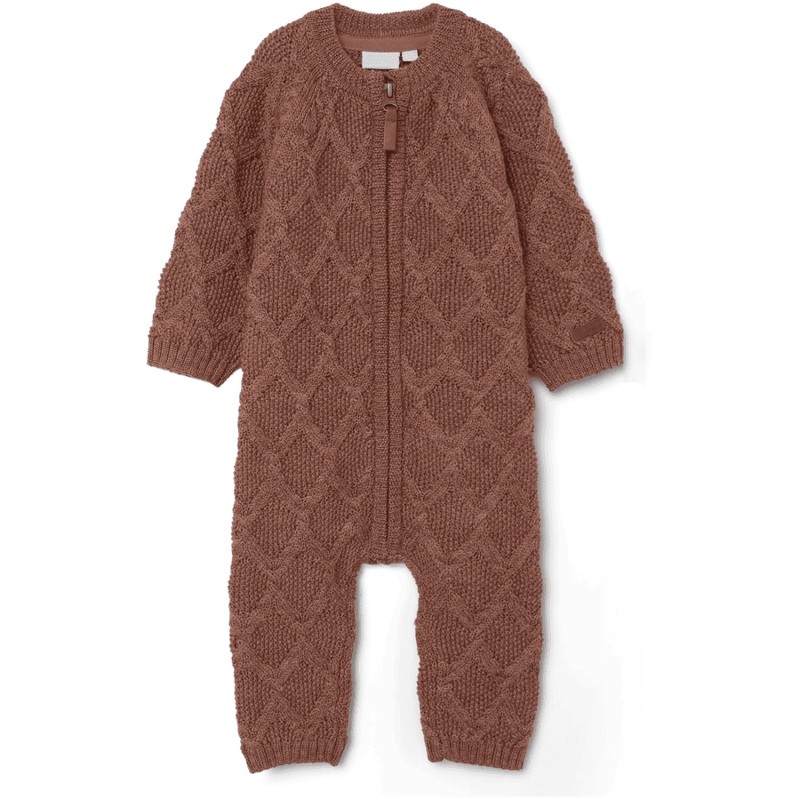 name it Wool Overall Nbfwrilla Cognac