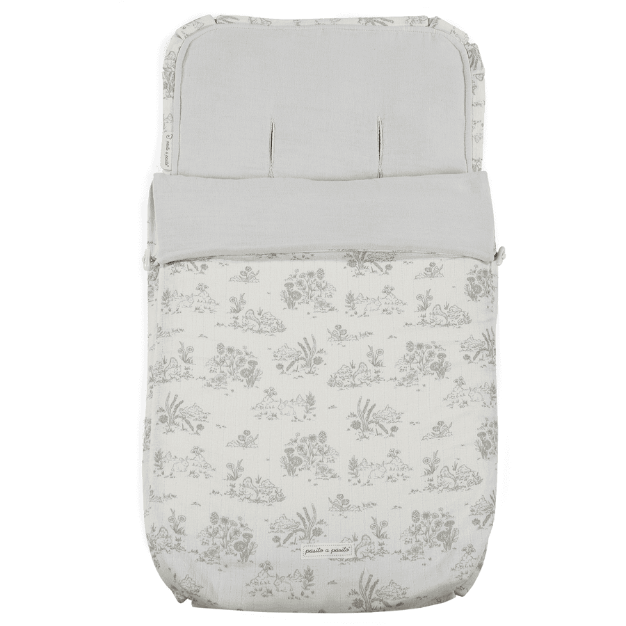 pasito a pasito Baby Nest 3 in 1 estate Toile de Jouy Cream 