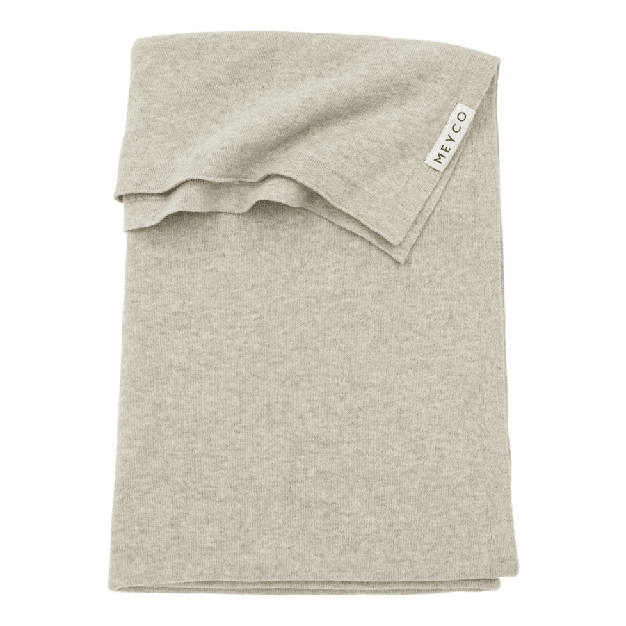 MEYCO Dětská deka malá Pletená Basic Sand Melange 75 x 100 cm