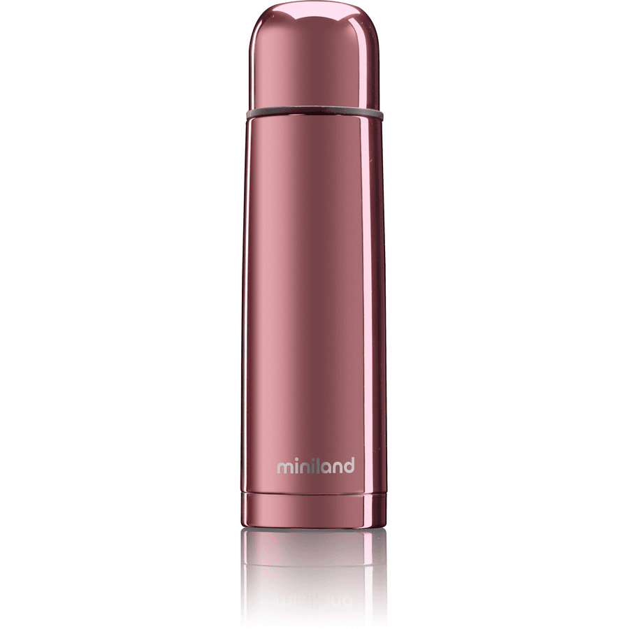 miniland Thermos Thermy deluxe rose met chroom effect 500 ml