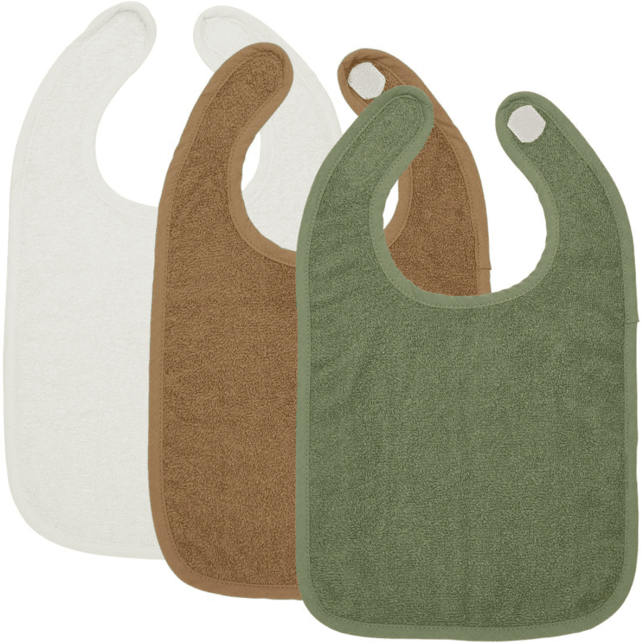 MEYCO Haklapp i frotté White /toffee/ Forest 3-pack