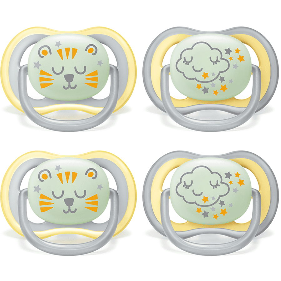 Phillips Avent Pacifier ultra air Natttid 18M+ Nøytral