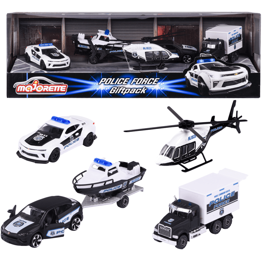 DICKIE Toys Police Force 4 Pieces Giftpack