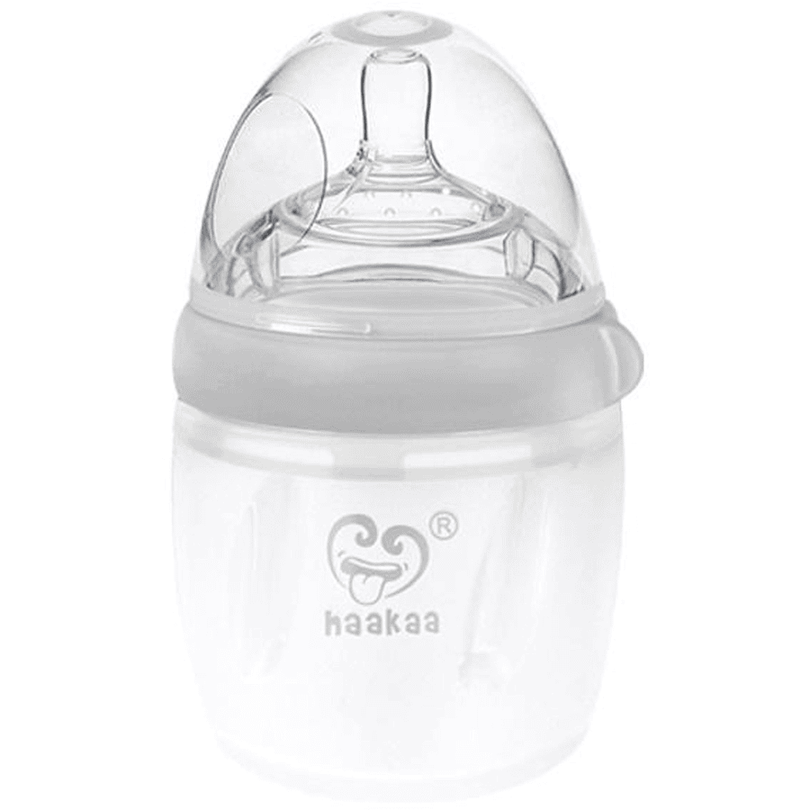 haakaa® Babyflaske, Generation 3 160 ml grå