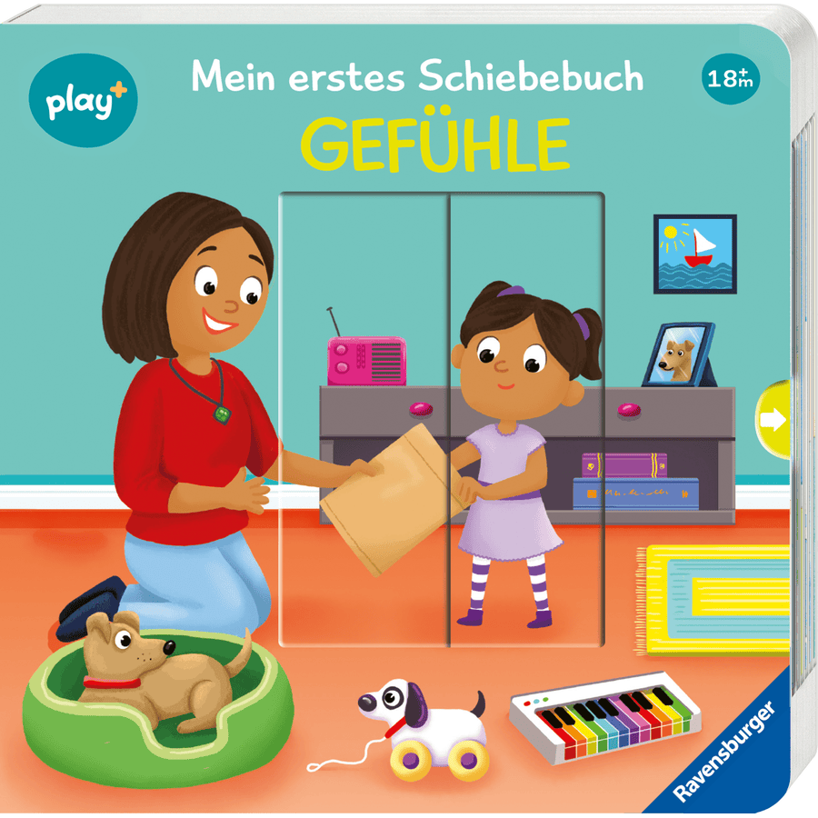 Ravensburger play+ Mein erstes Schiebebuch: Gefühle