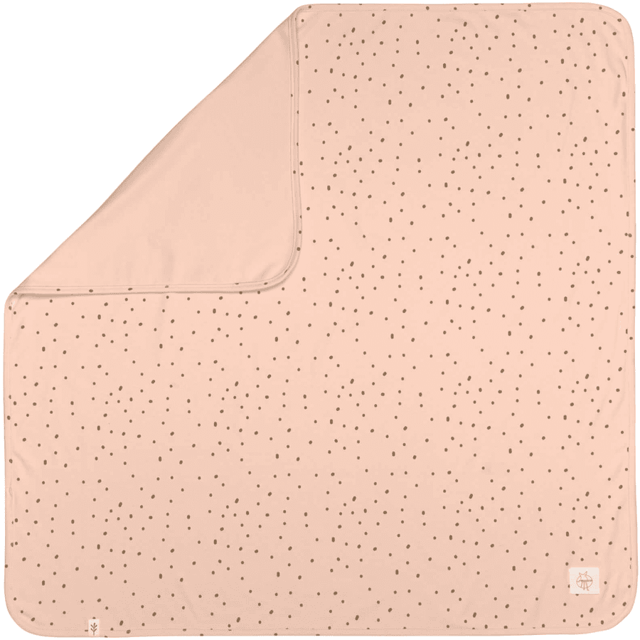 LÄSSIG Dětská deka Powder Pink 80 x 80 cm