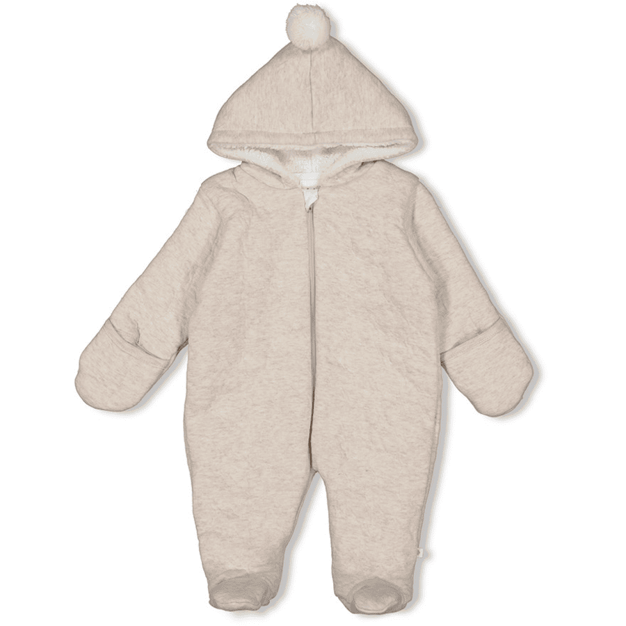 Feetje Overall neutraal taupe gemêleerd